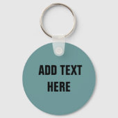 Porte-clés Pêche, ajouter un nom ou un porte - clé texte (Verso)