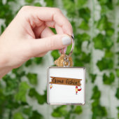 Porte-clés Pêche allée (main)