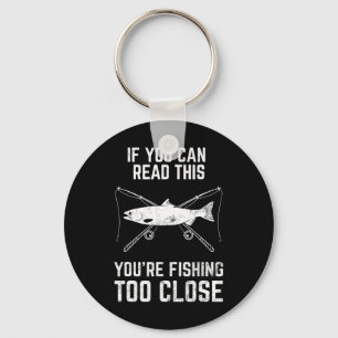 Porte-clés Pêche amusante Pêche trop proche Fête des pères