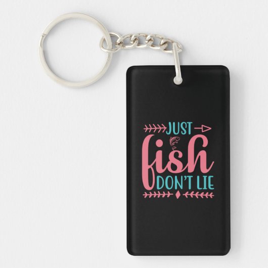 Porte-clés Pêche Art Seulement Poisson (Devant)