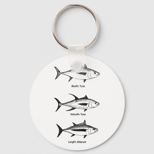 Porte-clés Pêche au large - Logo de thon (Recto)