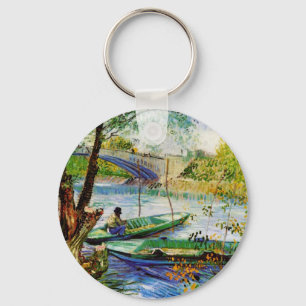 Porte-clés Pêche au printemps Vincent van Gogh