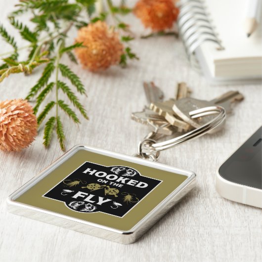 Porte-clés Pêche au volant Canada (Côté)