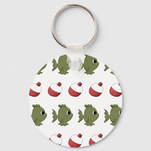 Porte-clés Pêche Bobines de poisson (Recto)