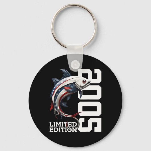 Porte-clés Pêche d'anniversaire d'Angler Édition limitée 2005 (Recto)