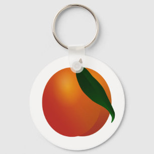 Porte-clés Pêche de la Géorgie/fruit d'abricot