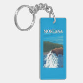 Porte-clés Pêche d'ours en rivière - Montana (Devant gauche)