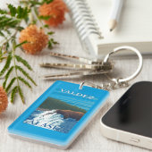 Porte-clés Pêche d'ours en rivière - Valdez, Alaska (Devant droit)