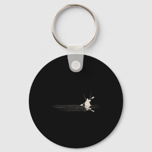 Porte-clés Pêche en kayak Graphique Kayak Pêcheurs en kayak P