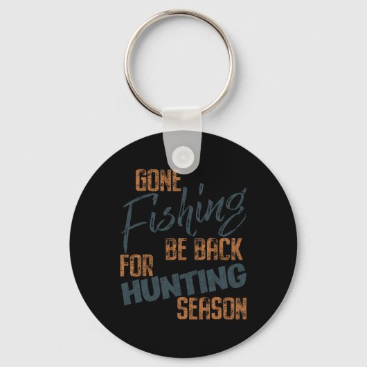 Porte-clés Pêche Gone Be Byck Pour Chasse Saison Pêcheur (Recto)