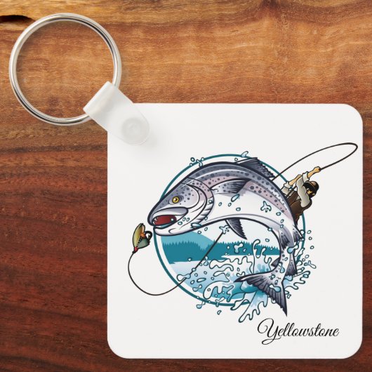 Porte-clés Pêche porte - clé-Yellowstone (Recto)
