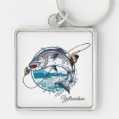 Porte-clés Pêche porte - clé-Yellowstone (Devant)