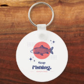 Porte-clés Pêche professionnelle Starling Continuez à pêcher (Recto)