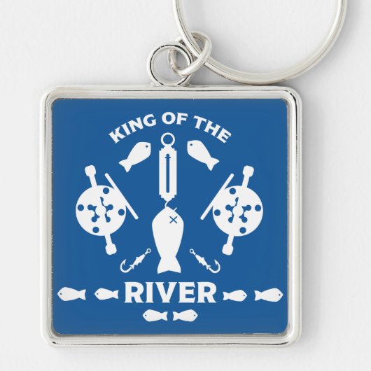 Porte-clés Pêche saumon Canada (Devant)