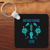 Porte-clés Pêche Saumon canadienne (Recto)