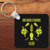 Porte-clés Pêche Saumon canadienne (Recto)