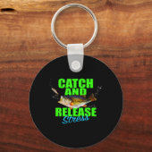 Porte-clés Pêche Stress Catch And Release Poisson Pour Hob (Recto)