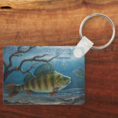 Porte-clés Pêche sur glace pour la perche (Recto)