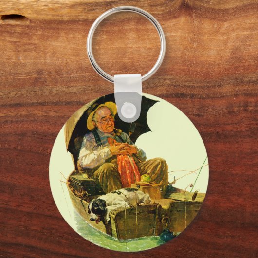 Porte-clés Pêche terminée (Recto)