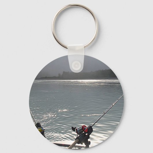 Porte-clés Pêche terminée Pas De Travail Aujourd'Hui (Recto)