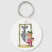 Porte-clés Pêcheur Avec Son Porte - clé De Capture (Recto)