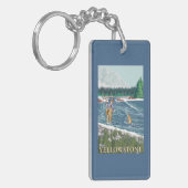 Porte-clés Pêcheur de mouche - Yellowstone occidental, (Devant gauche)