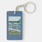 Porte-clés Pêcheur de mouche - Yellowstone occidental, (Dos)