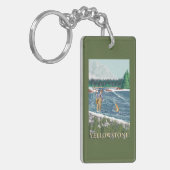 Porte-clés Pêcheur de mouche - Yellowstone occidental, (Devant gauche)