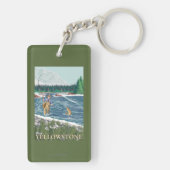 Porte-clés Pêcheur de mouche - Yellowstone occidental, (Dos)