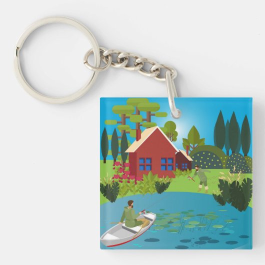Porte-clés Pêcheurs (Devant)