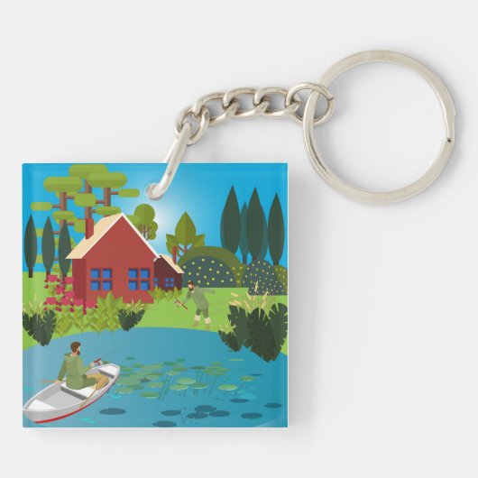 Porte-clés Pêcheurs (Dos)