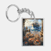 Porte-clés Pêcheurs à la Twilight ramassant des crabes (Devant gauche)