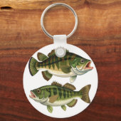 Porte-clés Pêcheurs de basse pêche et pêcheurs (Recto)