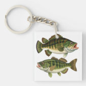 Porte-clés Pêcheurs de basse pêche et pêcheurs (Devant)