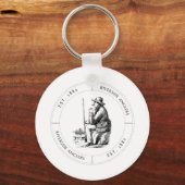 Porte-clés Pêcheurs de la Rivière (Recto)