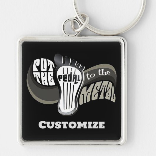 Porte-clés Pédale au plancher (Devant)