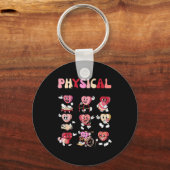 Porte-clés Pediatric Physical Therapy Pt Pta Happy Valentine' (Recto)