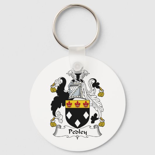 Porte-clés Pedley Family Crest (Recto)