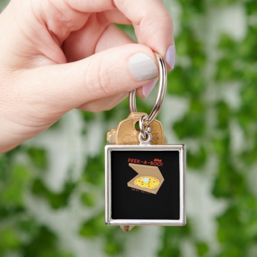 Porte-clés Peekabo Basic & Drôle Design (main)