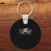 Porte-clés Peekaboo Graphisme Vibes d'automne (Recto)