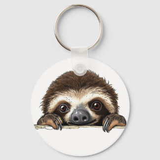 Porte-clés Peeking Sloth