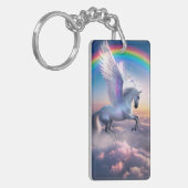 Porte-clés Pégase avec arc-en-ciel (Devant gauche)