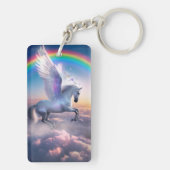 Porte-clés Pégase avec arc-en-ciel (Dos)