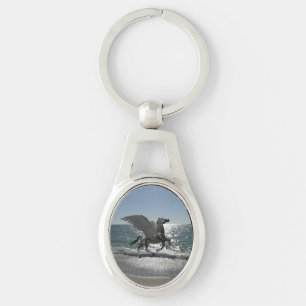 Porte-clés Pegasus effectuant le vol