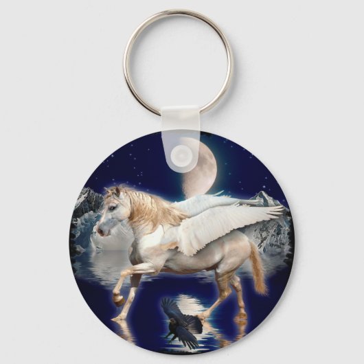 PORTE-CLÉS PEGASUS & NOIR RAVEN (Recto)