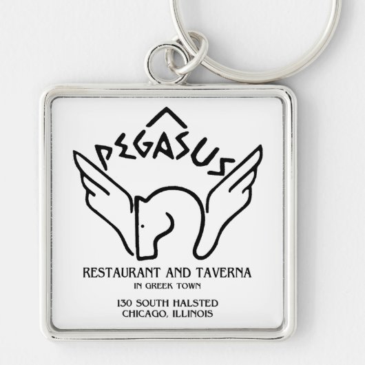 Porte-clés Pegasus Restaurant and Taverna, Chicago, IL (Devant)