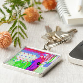 Porte-clés Peignez éclabousse (Côté)