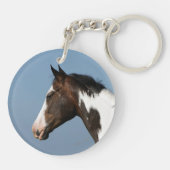 Porte-clés Peignez le Headshot 1 de cheval (Dos)