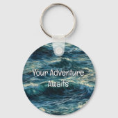 Porte-clés Peindre la mer pousse votre aventure commence (Verso)