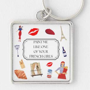 Porte-clés Peins-moi comme une de tes filles françaises - est